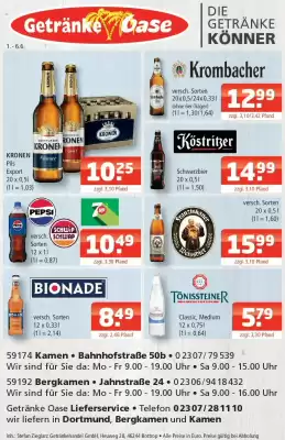 Getränke Oase (gültig bis 6-06)