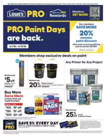 Lowe's weekly ad Page 1