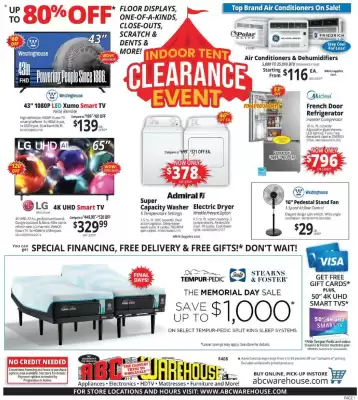 ABC Warehouse (valid until 6-06)
