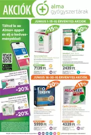 Alma Gyógyszertárak akciós újság Oldal 1