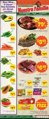 Supermercado Nuestra Familia (valid until 6-06)