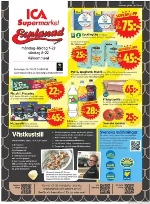 ICA Supermarket reklamblad