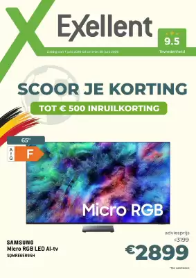 Exellent (geldig t/m 30-06)