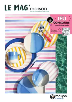 E.Leclerc | Arts de la table d'été (valable jusqu'au 30-08)