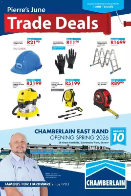 Chamberlain catalogue (valid until 30-06)