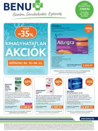 Benu Gyógyszertárak akciós újság Oldal 1