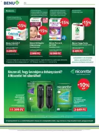 Benu Gyógyszertárak akciós újság Oldal 20