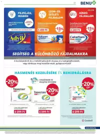Benu Gyógyszertárak akciós újság Oldal 21