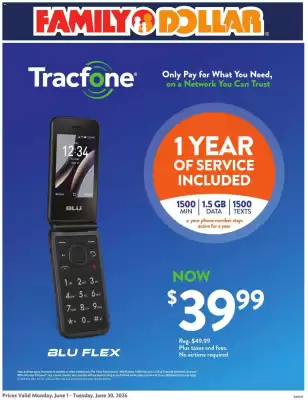 Family Dollar (valid until 30-06)