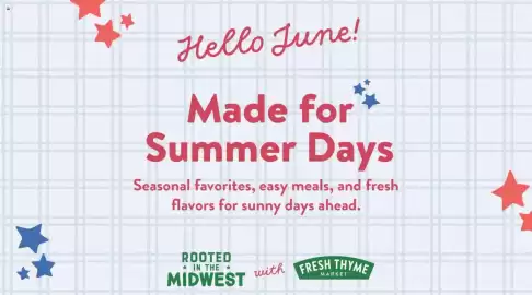 Fresh Thyme weekly ad Page 1