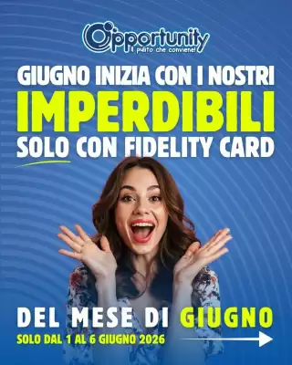 Opportunity Shop (valido fino al 6-06)