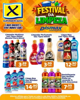 Folheto X Supermercados (válido até 13-06)