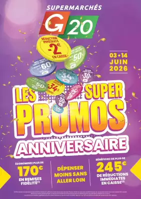 G20 (valable jusqu'au 14-06)