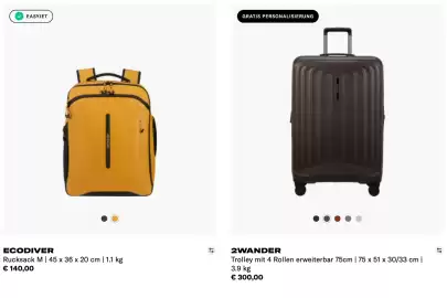 Samsonite Flugblatt Seite 2