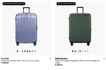 Samsonite Flugblatt Seite 3