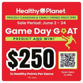 Healthy Planet flyer Page 1