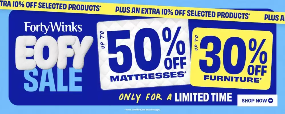Forty Winks (valid until 30-06)