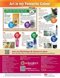 Eckersley's Art & Craft catalogue Page 12