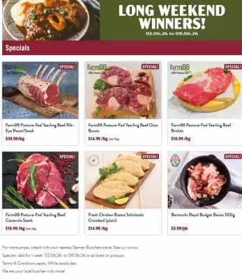 Tasman Butchers (valid until 8-06)