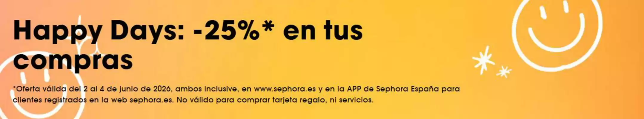 Sephora (válido hasta el 4-06)