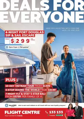 Flight Centre (valid until 30-06)