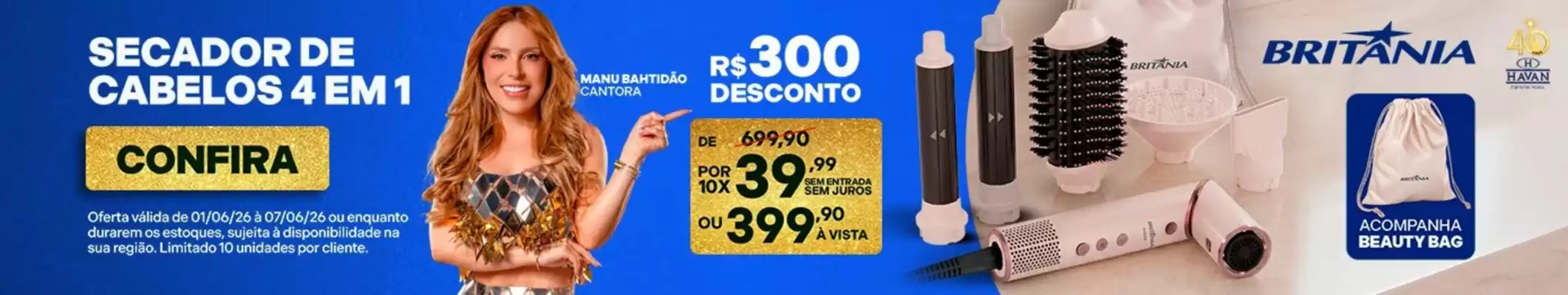 Lojas Havan (válido até 7-06)