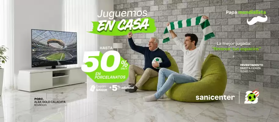 Sanicenter (válido hasta 31-07)