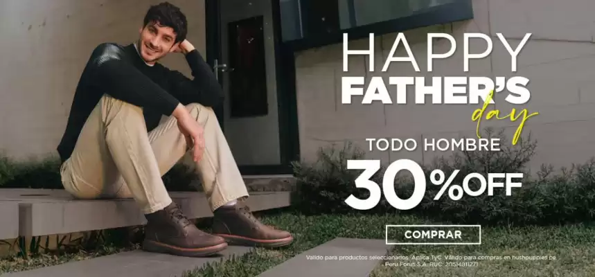Hush Puppies (válido hasta 30-06)