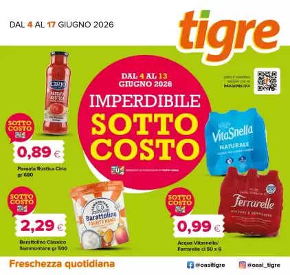 Volantino Tigre