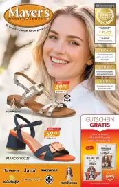 Mayer's Markenschuhe Prospekt Seite 1