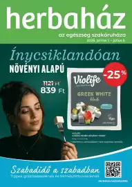 Herbaház akciós újság Oldal 1