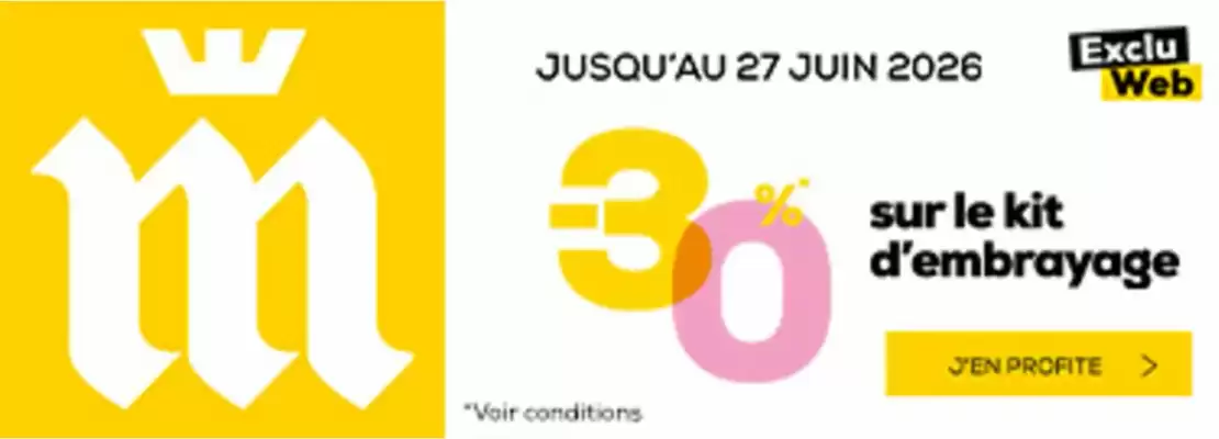 Midas (valable jusqu'au 27-06)