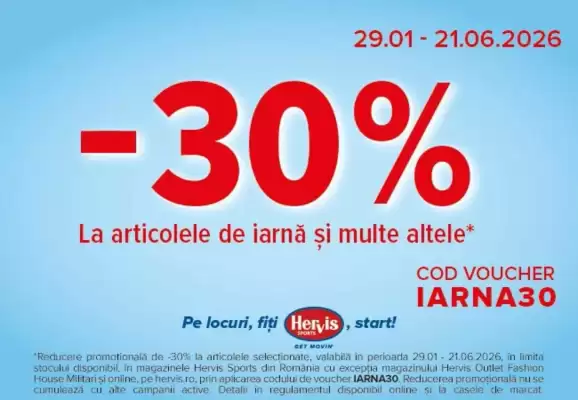 Hervis (valid până la 21-06)