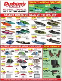Dunham's Sports weekly ad week 23 Page 1