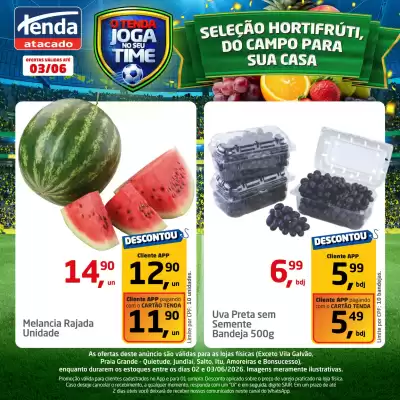 Tenda Atacado (válido até 3-06)