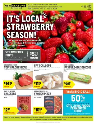 New Seasons Market (valid until 9-06)