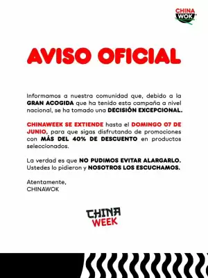China Wok (válido hasta 7-06)