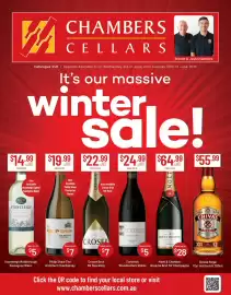 Chambers Cellars catalogue Page 1