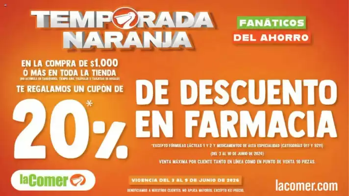 La Comer (válido hasta 10-06)