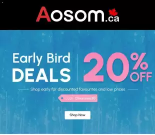Aosom flyer Page 1
