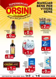 Volantino Orsini Market Pagina 1