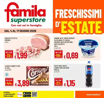 Volantino Famila Superstore (valido fino al 17-06)