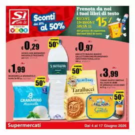 Volantino Sì con te Supermercati Pagina 1