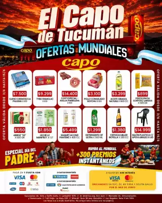Autoservicio Capo (válido hasta 30-06)
