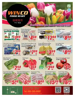 WinCo Food Mart flyer
