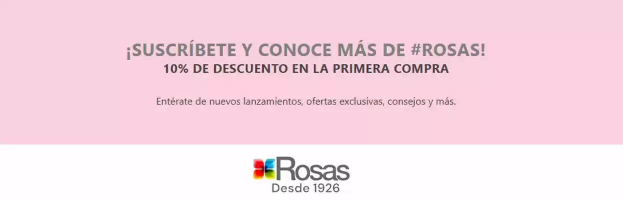 Droguería Rosas (válido hasta 31-12)