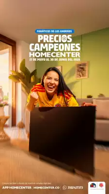 Homecenter (válido hasta 30-06)