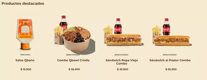 Catálogo Sandwich Qbano Página 1