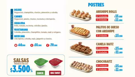 Catálogo Domino's Pizza Página 4