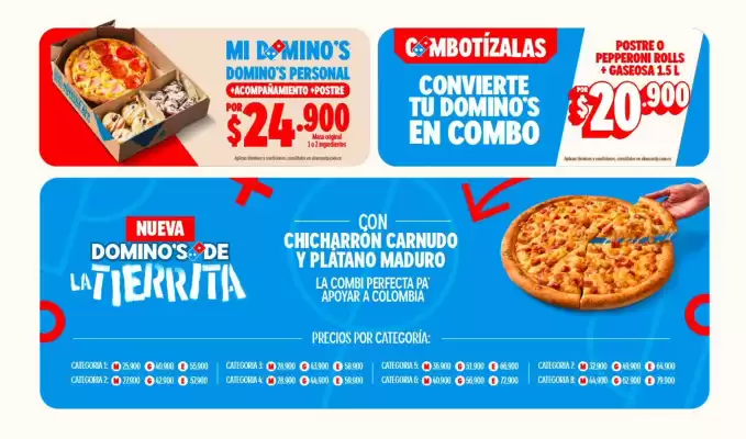 Domino's Pizza (válido hasta 30-09)
